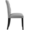 Modway Duchess Dining Chair Fabric Set of 2 - Light Gray - 3 of 4