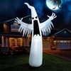 Joyfy 12 FT Halloween Inflatable Decoration Towering Terrible Ghost with Build-in LED for Halloween Party Yard, Garden, Lawn Outdoor Decoration - 3 of 4