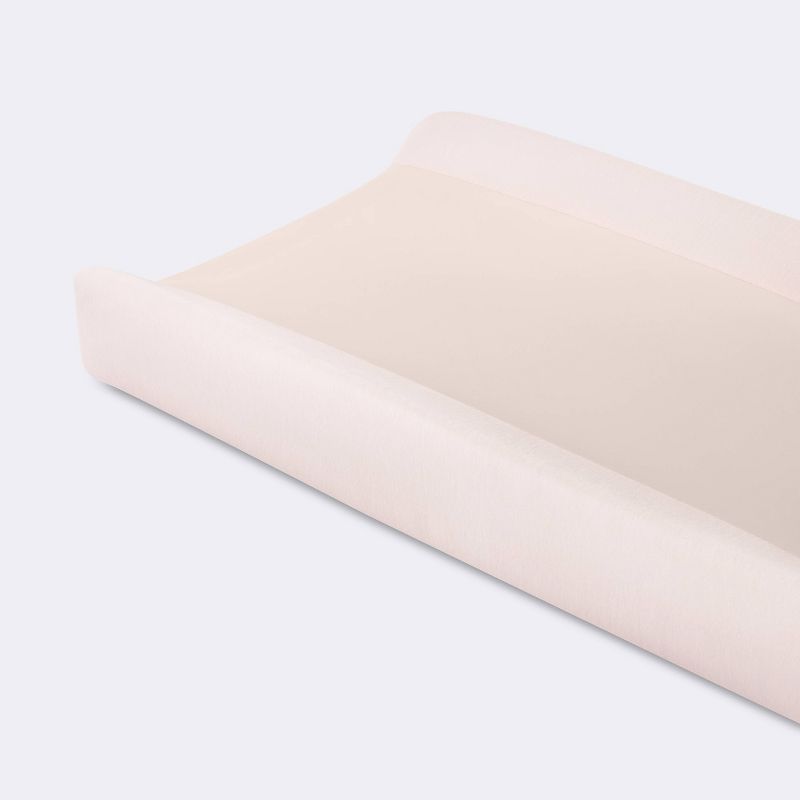 Wipeable Changing Pad Cover - Solid Pink - Cloud Island&#8482;, 1 of 5