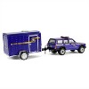 1/64 2001 Jeep Cherokee Trailer New York State Police Hot Pursuit Tow 32315-B - 2 of 4