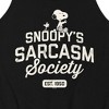 Men's - Peanuts - Snoopy Sarcasm Society Graphic Tank Top - 2 of 4