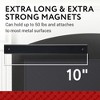Impresa [4 Pack] Extra Long Magnets with Optional Adhesive Back for Fireplace Blocker Blanket Fireplace Insulation - 10 Inch - 3 of 4