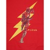The Flash Movie Running Superhero Logo Boy's Red T-shirt - 2 of 2
