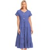 Collections Etc Pocketed Tiered Knit Dress - 4 of 4