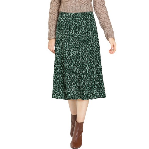 Peasant print outlet skirt