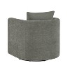 NicBex Performance Fabric Swivel Barrel Chair Modern 360-Degree Rotating Accent Chair for Living Room, Office, Lounge - 4 of 4
