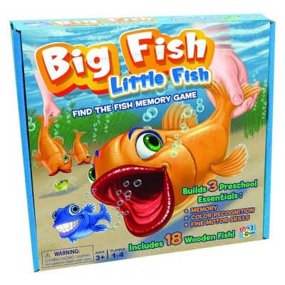 Getta 1 Games Big Fish Little Fish Find the Fish GT-4161 Memory Game