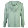 Sofra Women's Cotton Comfort Zip Up Hoodie Jersey Sweater - 3 of 3