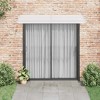 vidaXL Door Canopy Gray and Transparent 94.5"x29.5" PC - 2 of 4