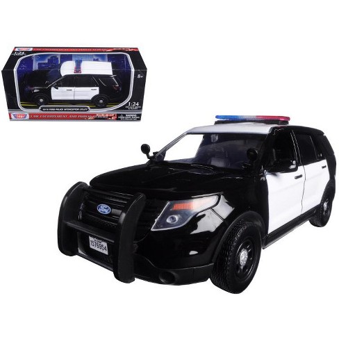 black police car toy