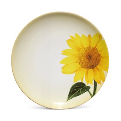 Noritake Colorwave Mustard Sunflower Floral Accent Plate