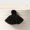 Kids' Coiled Rope Basket with Tassels - Pillowfort™ - 3 of 4