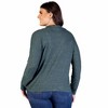 24seven Comfort Apparel Plus Size Curved Hem Open Front Long Womens Bolero Shrug - image 3 of 4