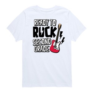Boys' - Instant Message - Ready To Rock Second Grade Short Sleeve Graphic T-Shirt - 1 of 4