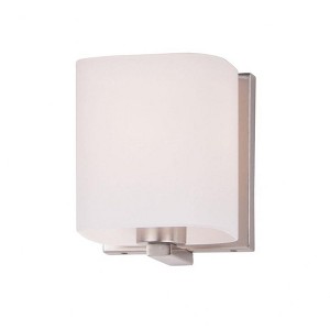 Maxim Lighting Wrap 1 - Light Vanity in  Satin Nickel - 1 of 4