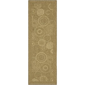 Courtyard CY1906 UV & Stain Resistant Non-Shedding Power Loomed Indoor/Outdoor Rugs - Safavieh - 1 of 4