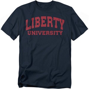 Men's Liberty University Block University Font T-Shirt - 1 of 4