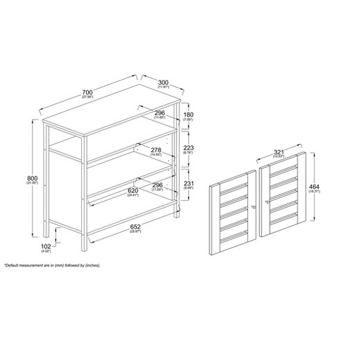 Wooden shoe 2025 rack dimensions