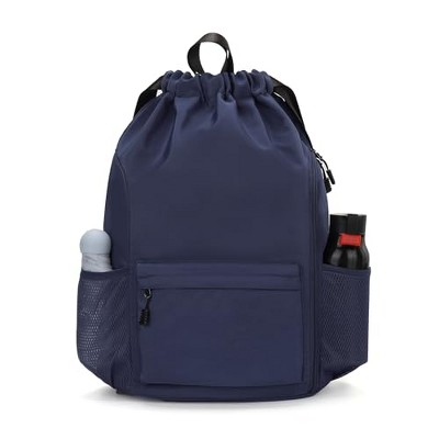 Generic Waterproof Drawstring Gym Backpack Bag for Men & Women,