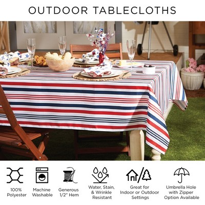 Lemon Bliss 60" Round Stain Resistant Fabric Tablecloth