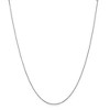 Black Bow Jewelry 0.7mm, 14k White Gold, Ropa Chain Necklace - 3 of 4
