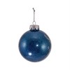 Kurt Adler Two-sided Glass Ball Ornament, United States Air Force "Aim High", Blue, 3" - 3 of 4