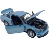 2007 Ford Shelby GT500 Windveil Blue Metallic "Shelby Collectibles" Series 1/18 Diecast Model Car by ACME - 2 of 4