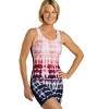Sporti Sporti Unitard Shibori Ombre One Piece Swimsuit Sea Foam 6 - 3 of 4