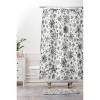 Ninola Design Winter Stars Snowflakes Christmas Shower Curtain Gray - Deny Designs - 3 of 3