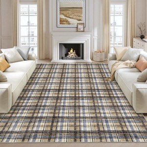 Area Rug for Bedroom Washable Non Slip Runner Rug Low Pile Soft Non Shedding Stain Resistant Carpet - 1 of 4