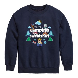 Boys' - Paw Patrol - This Is My Camping Sweatshirt Graphic Long Sleeve Fleece Sweatshirt - 1 of 4