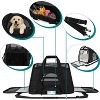 PetAmi Airline Approved Pet Carrier for Cat Dog, Soft Sided Travel Supplies Accessories, Ventilated Carrying Bag Kitten Puppy - 3 of 4