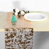 Unique Bargains Polyester Table Runner 32.81ft Rose Gold Tone 1 Pc - 2 of 4
