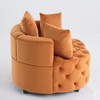 Furniture Classical Barrel Accent Chair, Modern Leisure Chair for Living Room, Bedroom, or Office - 4 of 4