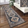 Coucheta Washable Area Rug - Vintage Distressed Rug, Low Pile Non-Slip Carpet for Living Room & Dining Room, Fade & Stain Resistant - 3 of 4