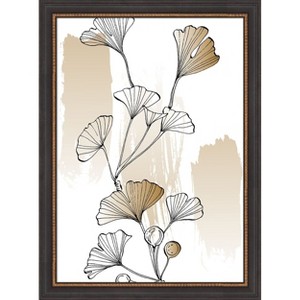 Amanti Art Ginkgo Modernist by Samira Yanushkova Wood Framed Wall Art Print - 1 of 4