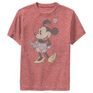 Boy's Disney Retro Distressed Minnie Performance Tee - 1 of 4