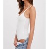 Women's Scoop Neck Ribbed Bodysuit with Double Straps - WISHLIST - 2 of 4