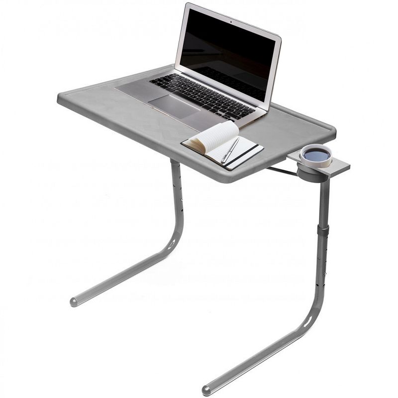 Table Mate II Folding Tray Table with Cup Holder, 1 of 7