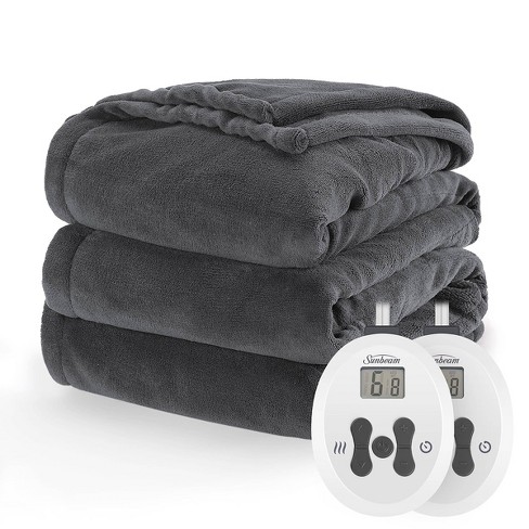 Queen Electric Blanket Nordic Premium Dark Shadow - Sunbeam : Target