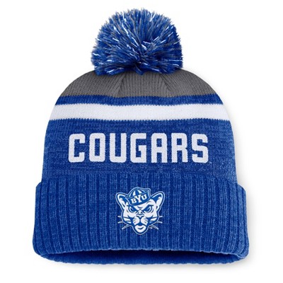 NCAA BYU Cougars Humid Knit Cuffed Pom Beanie