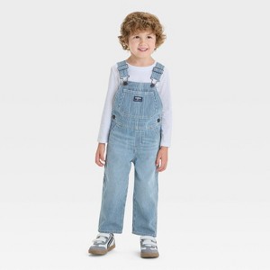 OshKosh B'gosh Toddler Boys' Railroad Striped Overalls - 1 of 3
