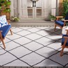 Courtyard CY8635 UV & Stain Resistant Non-Shedding Power Loomed Indoor/Outdoor Rugs - Safavieh - 2 of 4