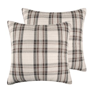 Lodge Toile Euro Sham Set of 2 - Levtex Home - 1 of 4