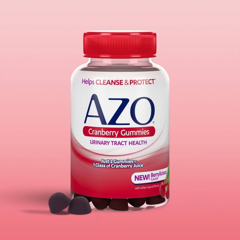 AZO Urinary Tract Health Gummies - Cranberry, 3 of 8