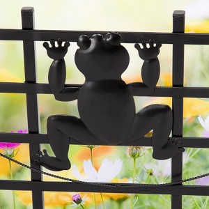 Garvee 15 Pack Decorative Garden Fence Animal Barrier Outdoor Landscape Patio Border, Frog Shape - 1 of 4