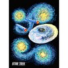 Juniors Womens Star Trek Starry Night USS Enterprise Racerback Tank Top - 2 of 4