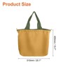 Unique Bargains Reusable Foldable Washable Shopping Totes Drawstring Lightweight Grocery Bag - 2 of 4