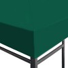 vidaXL Gazebo Top Cover Green Polyester with PVC coating 13.1 x 9.8 ft - 4 of 4