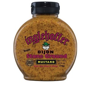Inglehoffer Dijon Stone Ground Mustard Squeeze Bottle - 6 pack, 10.25 oz - 1 of 2